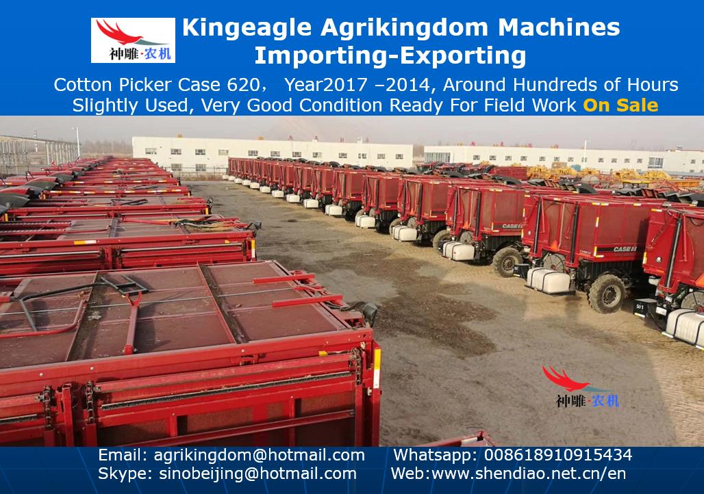 2017-2014 Year  Almost New machine of Case CP 620 Cotton Picker for Sale.Good Condition, Ready for F(图3)