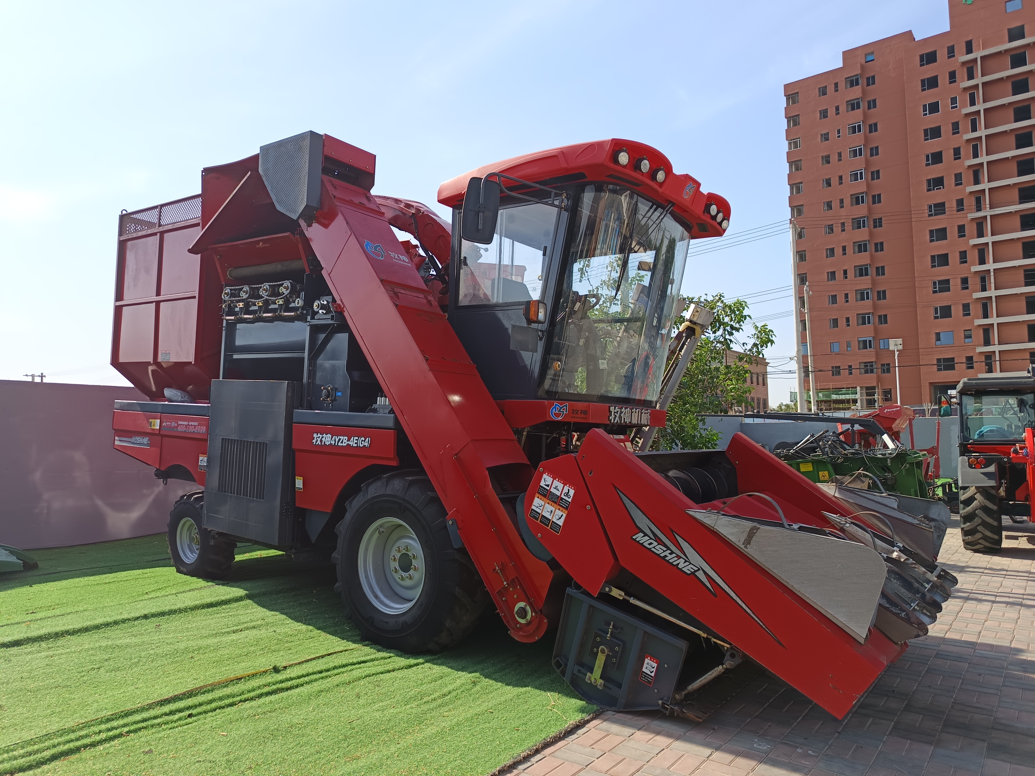2023年新疆牧神4YZB-4E茎穗兼收双收机青贮机青储机(图37)