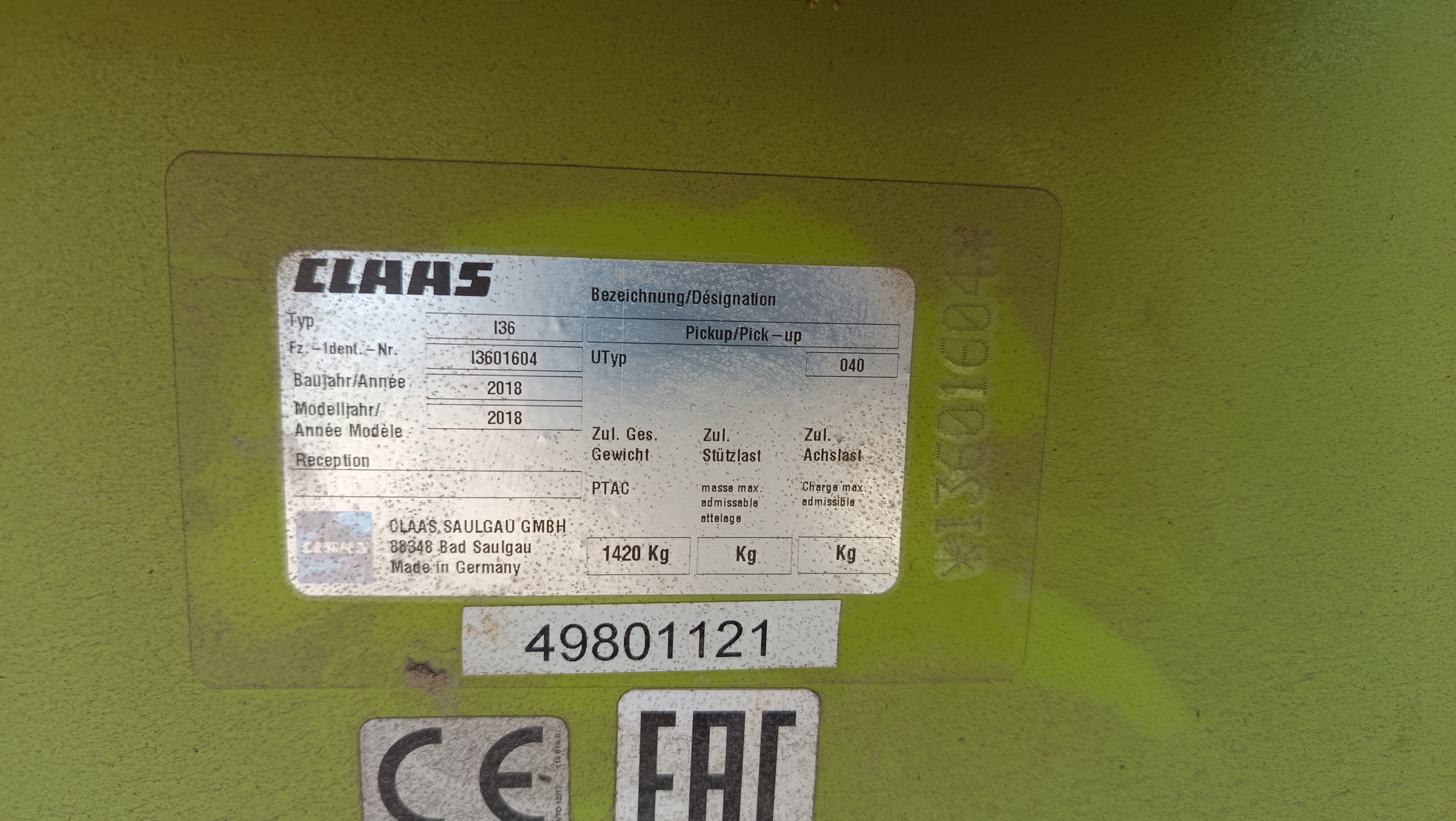 克拉斯300捡拾台(图2)