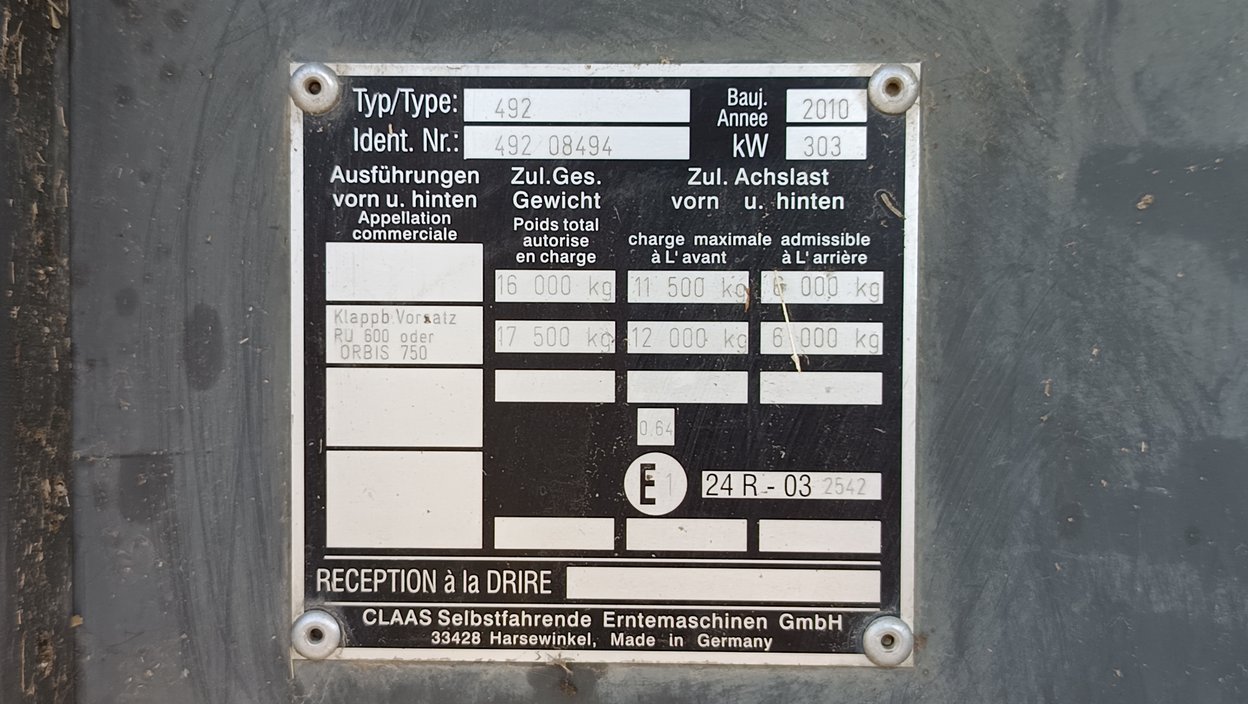 10年克拉斯850(图7) 10年克拉斯850(图7)
